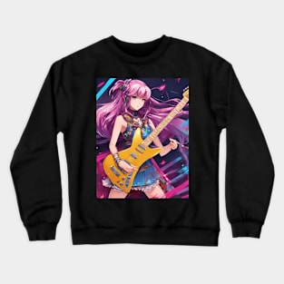 Hit Potential Guitar Waifu Crewneck Sweatshirt